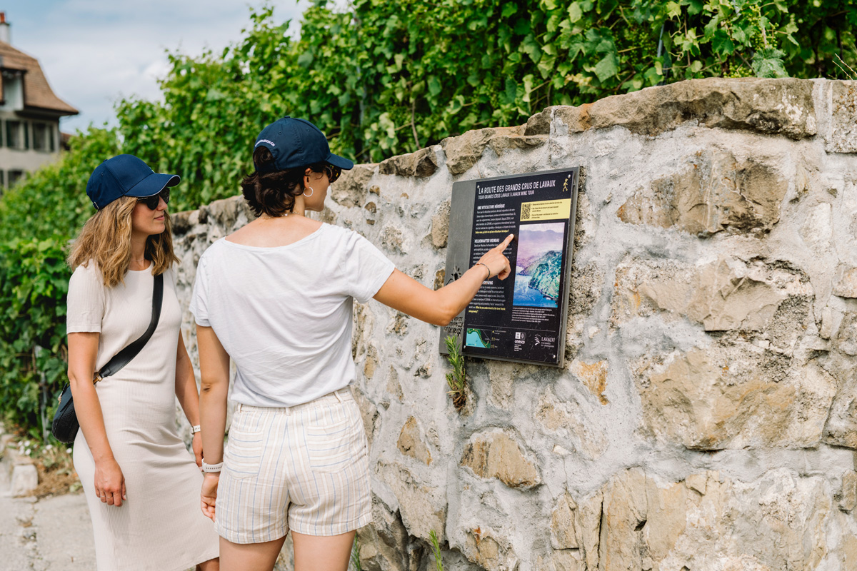 Photo publicité Lavaux patrimoine mondial La Route des Grands Crus