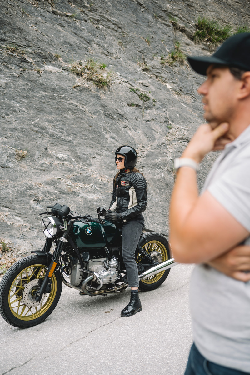 portrait Moto bmw Lac de Derborence