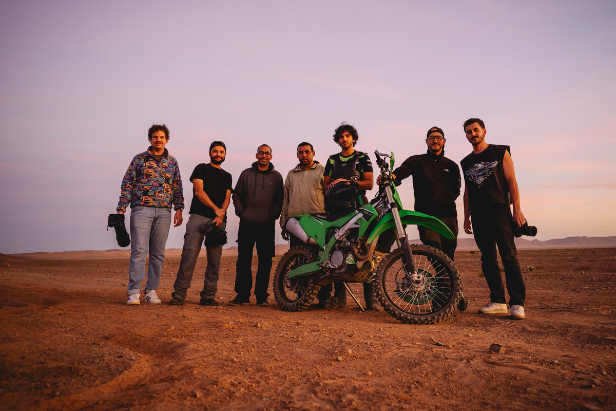 Motocross desert Marroc sport backstage