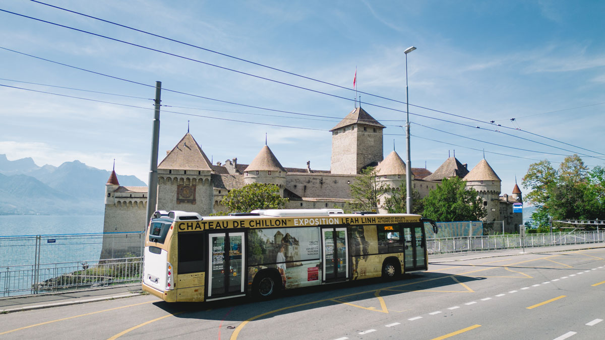 Bus des transports publics VMCV en  Suisse romande