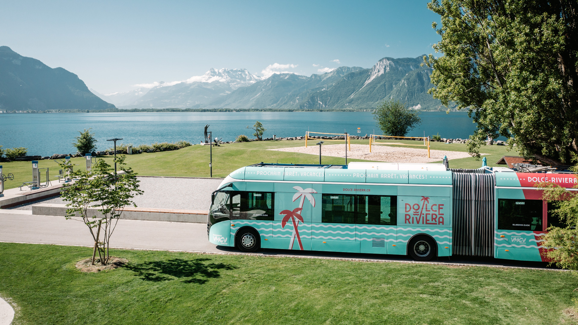 Bus des transports publics VMCV en  Suisse romande