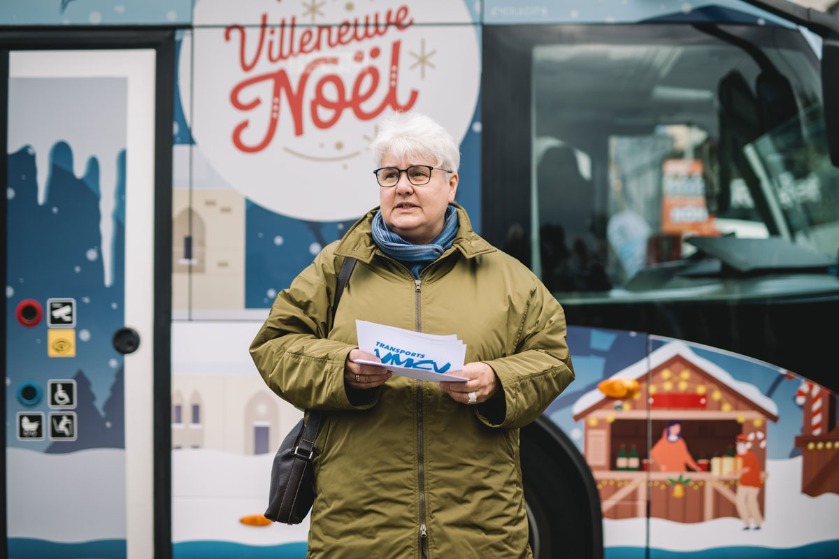 Bus des transports publics VMCV en  Suisse romande