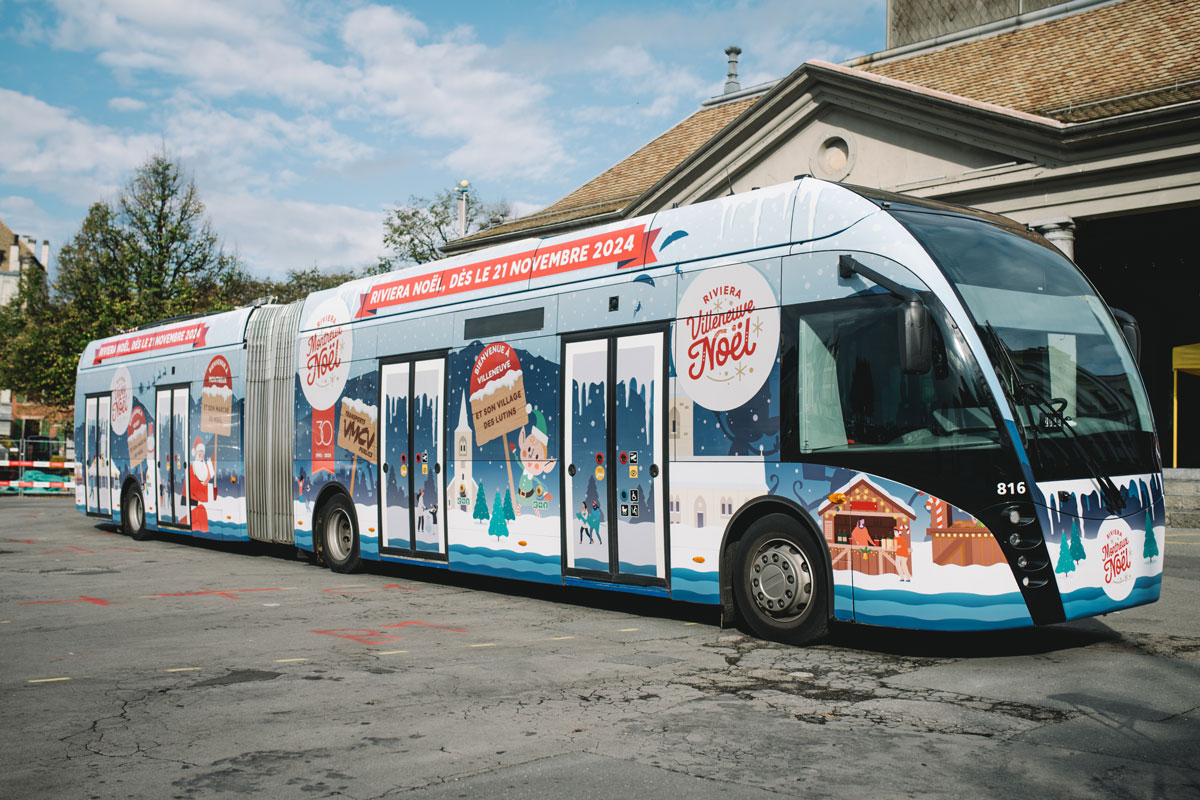 Bus des transports publics VMCV en  Suisse romande