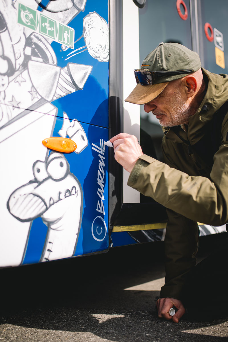 Bus des transports publics VMCV en  Suisse romande