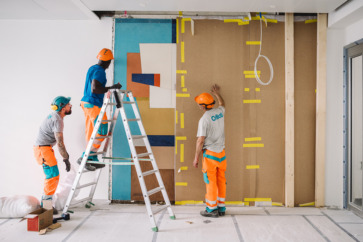 photo travaux siege vaudoise assurances