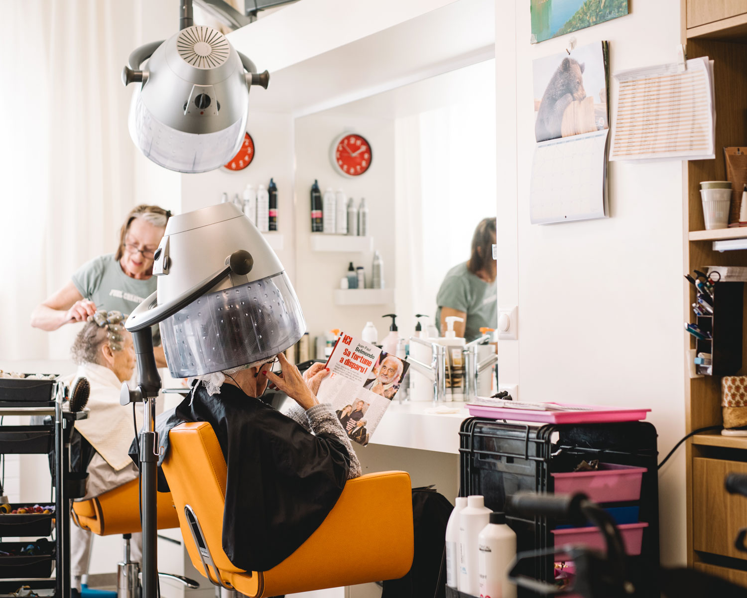 Photo coiffeuse
